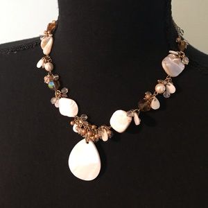 Set of 2 Premier Designs genuine pearl and shell